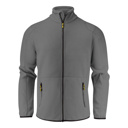 Steel Grey - Front - Printer Mens Speedway Fleece Jacket
