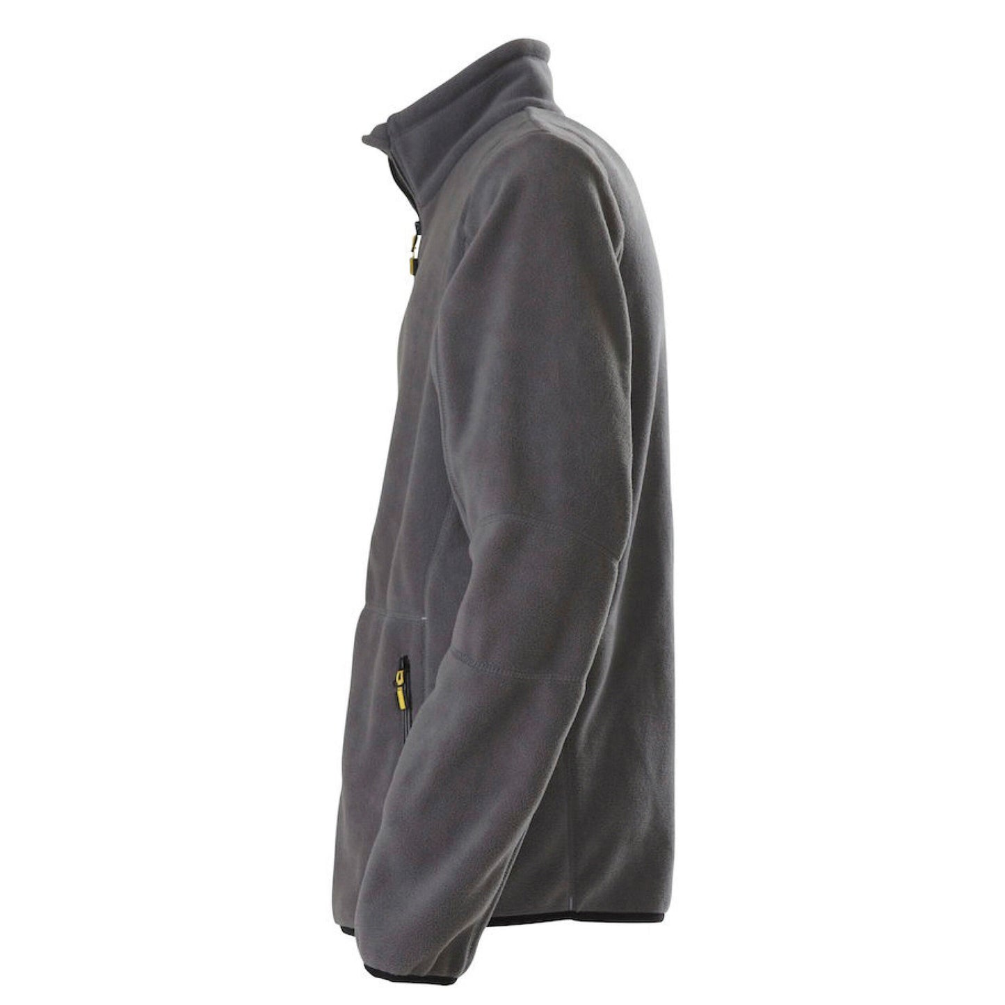 Steel Grey - Side - Printer Mens Speedway Fleece Jacket