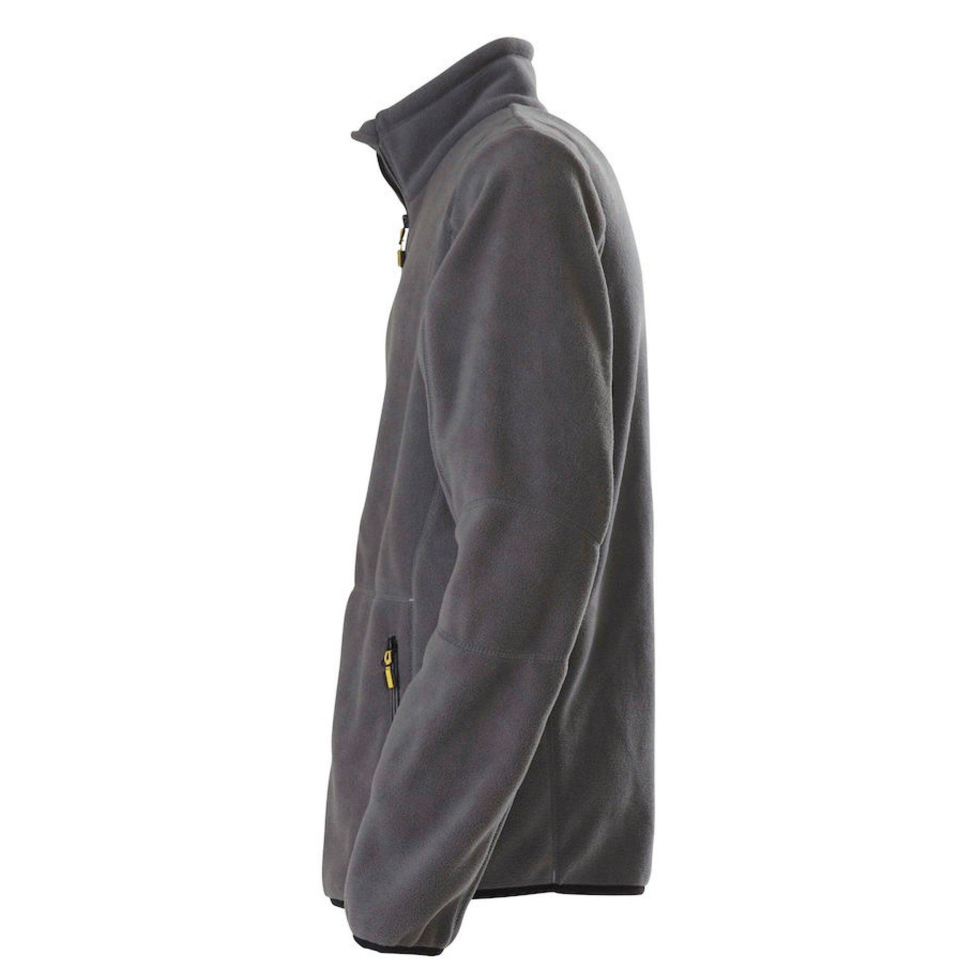 Steel Grey - Side - Printer Mens Speedway Fleece Jacket