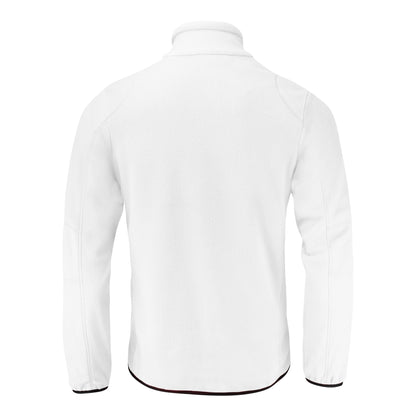 White - Back - Printer Mens Speedway Fleece Jacket