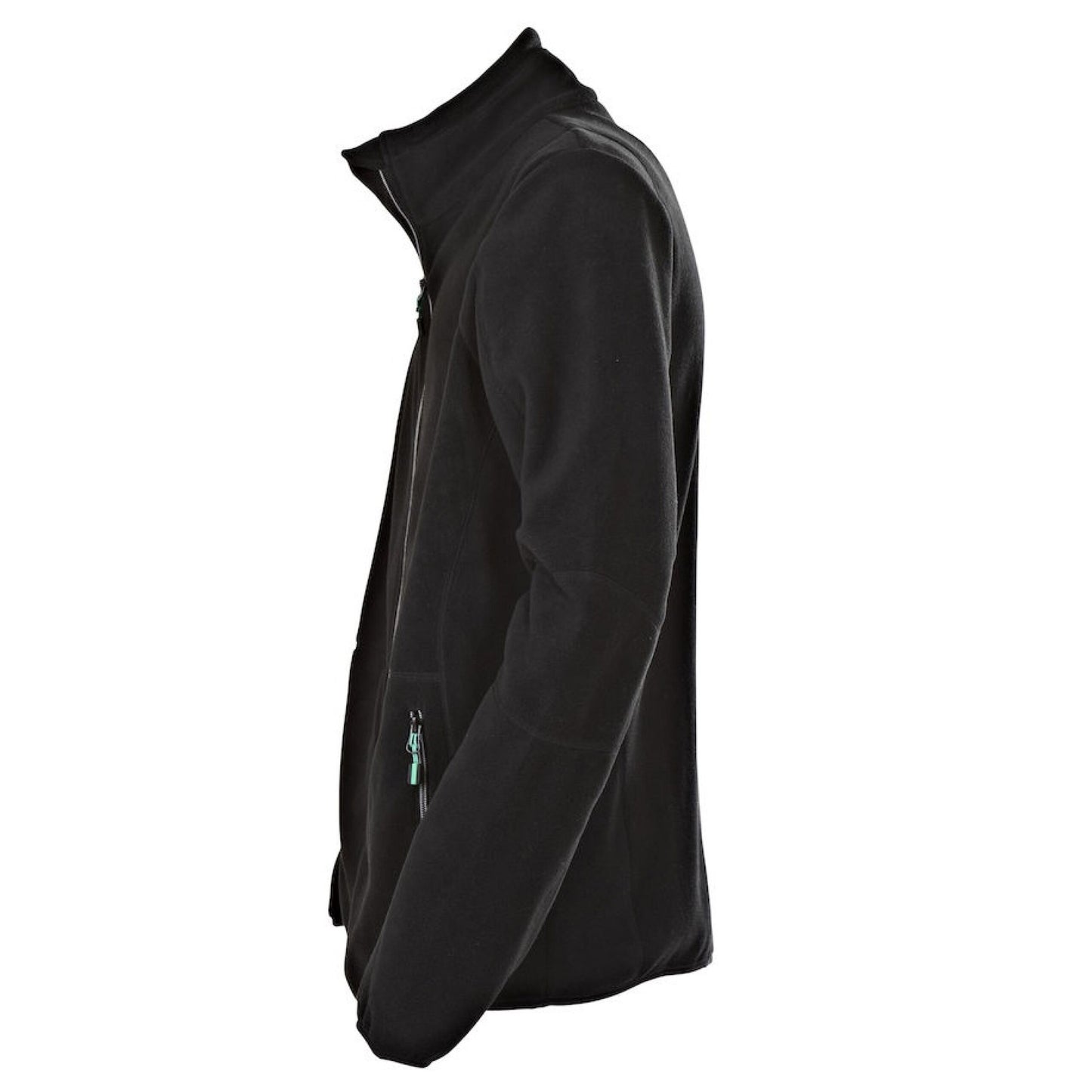 Black - Side - Printer Mens Speedway Fleece Jacket