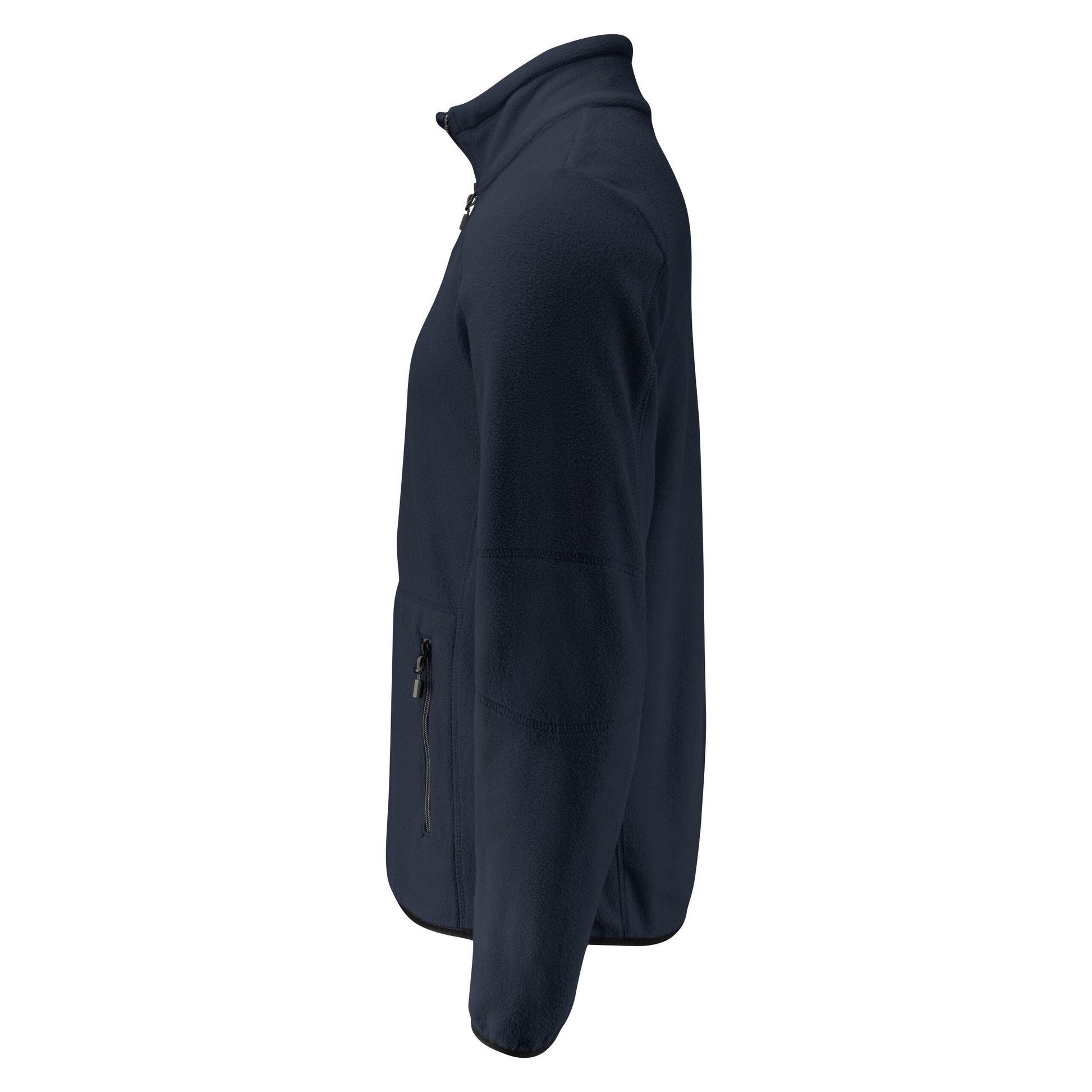 Dark Navy - Side - Printer Mens Speedway Fleece Jacket