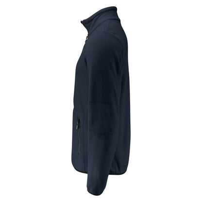 Dark Navy - Side - Printer Mens Speedway Fleece Jacket