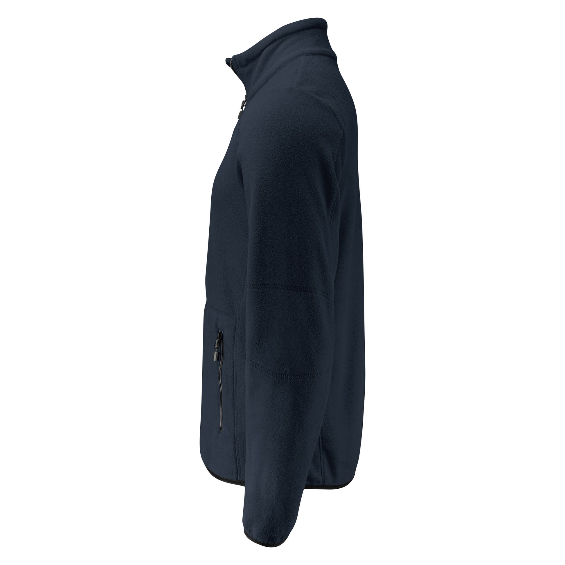 Dark Navy - Back - Printer Mens Speedway Fleece Jacket