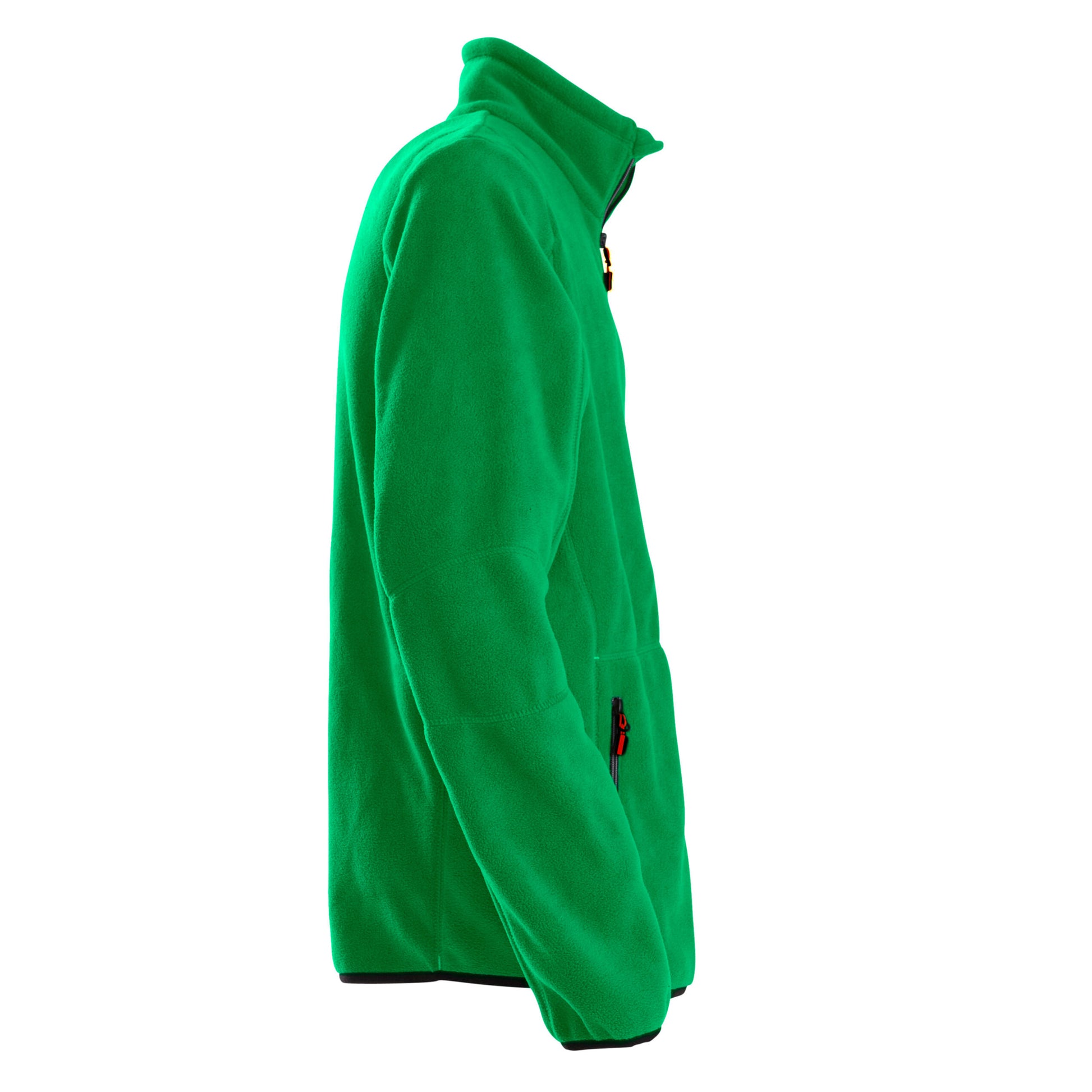 Fresh Green - Side - Printer Mens Speedway Fleece Jacket