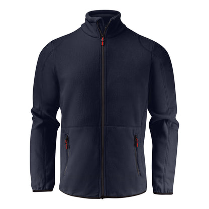 Navy - Front - Printer Mens Speedway Fleece Jacket