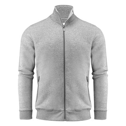 Grey Melange - Back - James Harvest Mens Melville Jacket