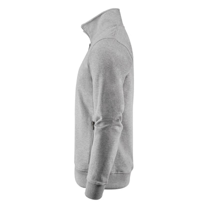Grey Melange - Side - James Harvest Mens Melville Jacket