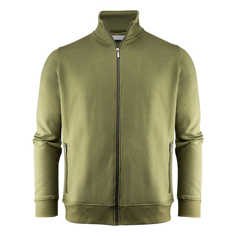 Moss Green - Front - James Harvest Mens Melville Jacket
