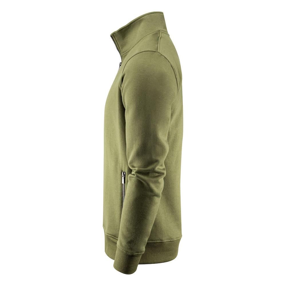 Moss Green - Side - James Harvest Mens Melville Jacket