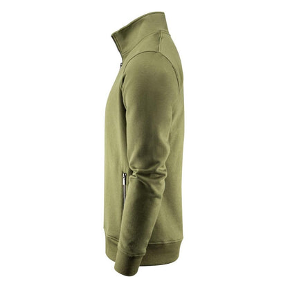Moss Green - Side - James Harvest Mens Melville Jacket