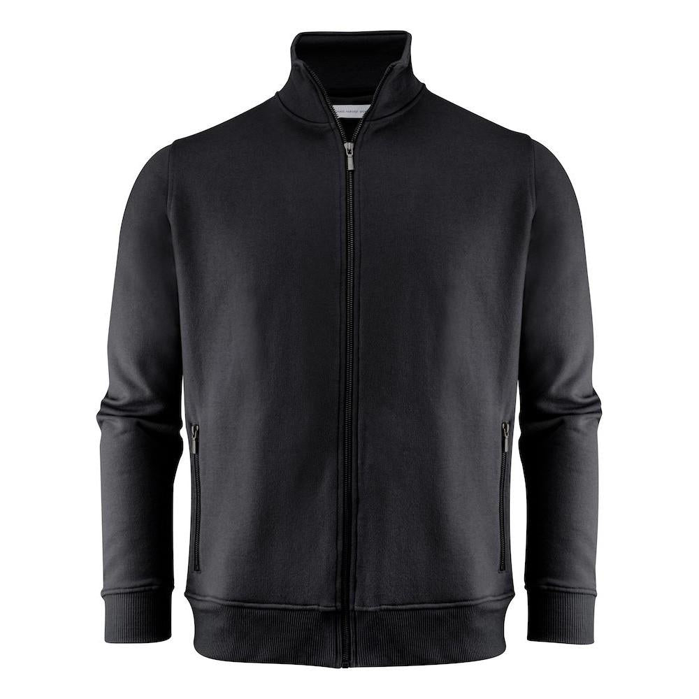Black - Front - James Harvest Mens Melville Jacket