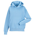 Sky Blue - Front - Jerzees Schoolgear Childrens Hooded Sweatshirt