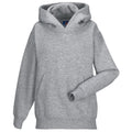 Light Oxford - Front - Jerzees Schoolgear Childrens Hooded Sweatshirt
