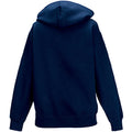 French Navy - Back - Jerzees Schoolgear Childrens Hooded Sweatshirt