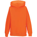 Orange - Front - Jerzees Schoolgear Childrens Hooded Sweatshirt