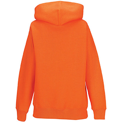 Orange - Front - Jerzees Schoolgear Childrens Hooded Sweatshirt