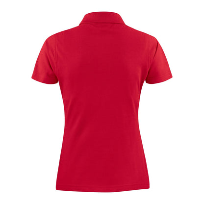 Red - Lifestyle - Printer Womens-Ladies Surf Light Melange Polo Shirt