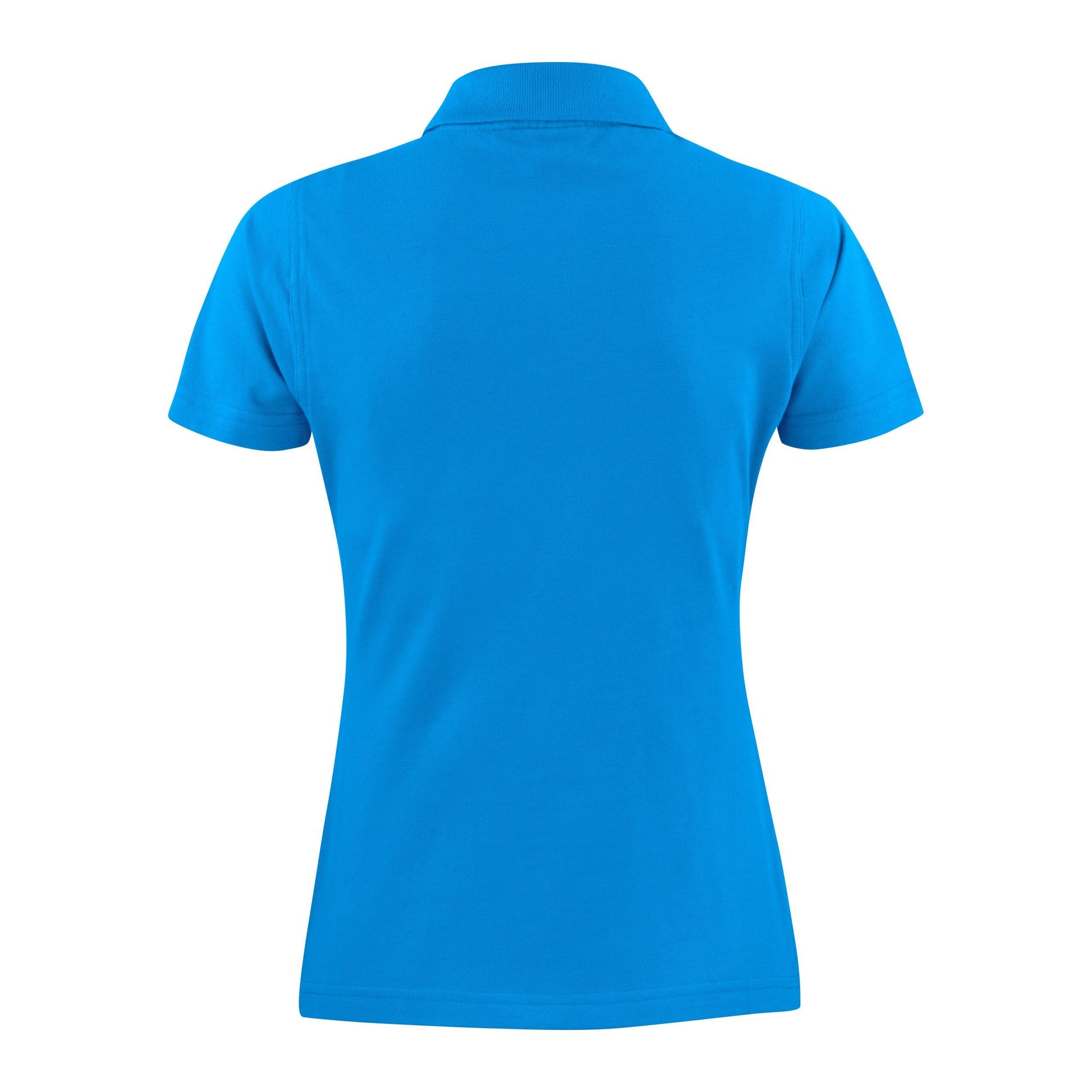 Ocean Blue - Side - Printer Womens-Ladies Surf Light Melange Polo Shirt