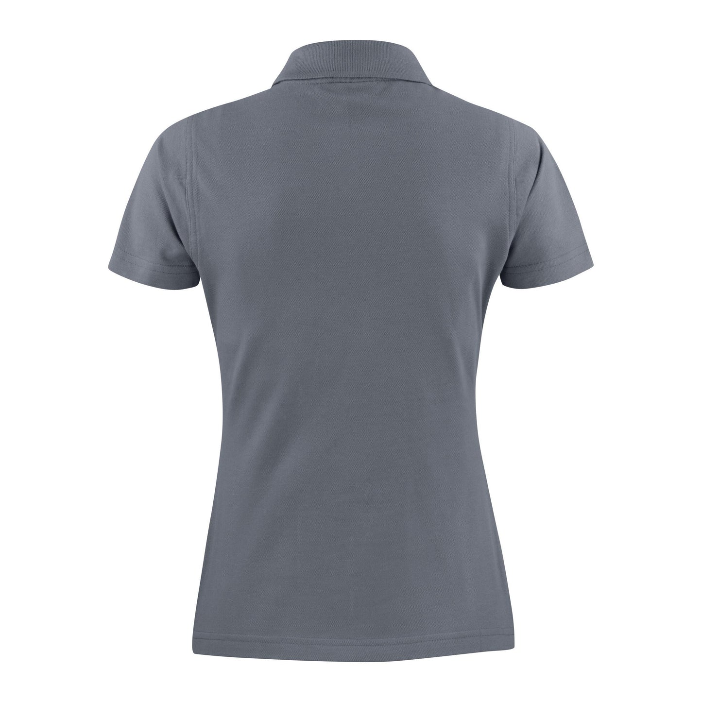 Steel Grey - Side - Printer Womens-Ladies Surf Light Melange Polo Shirt