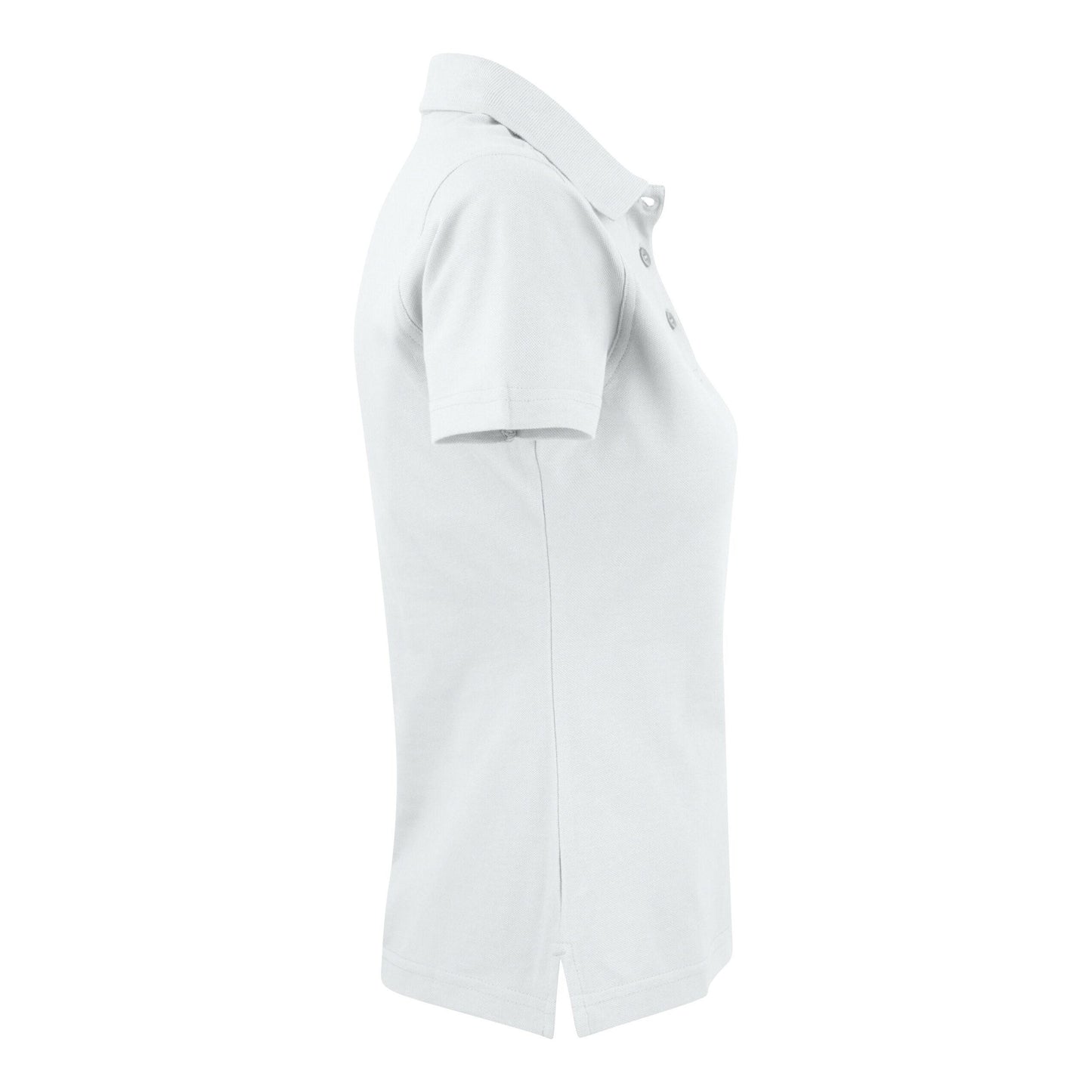 White - Lifestyle - Printer Womens-Ladies Surf Light Melange Polo Shirt