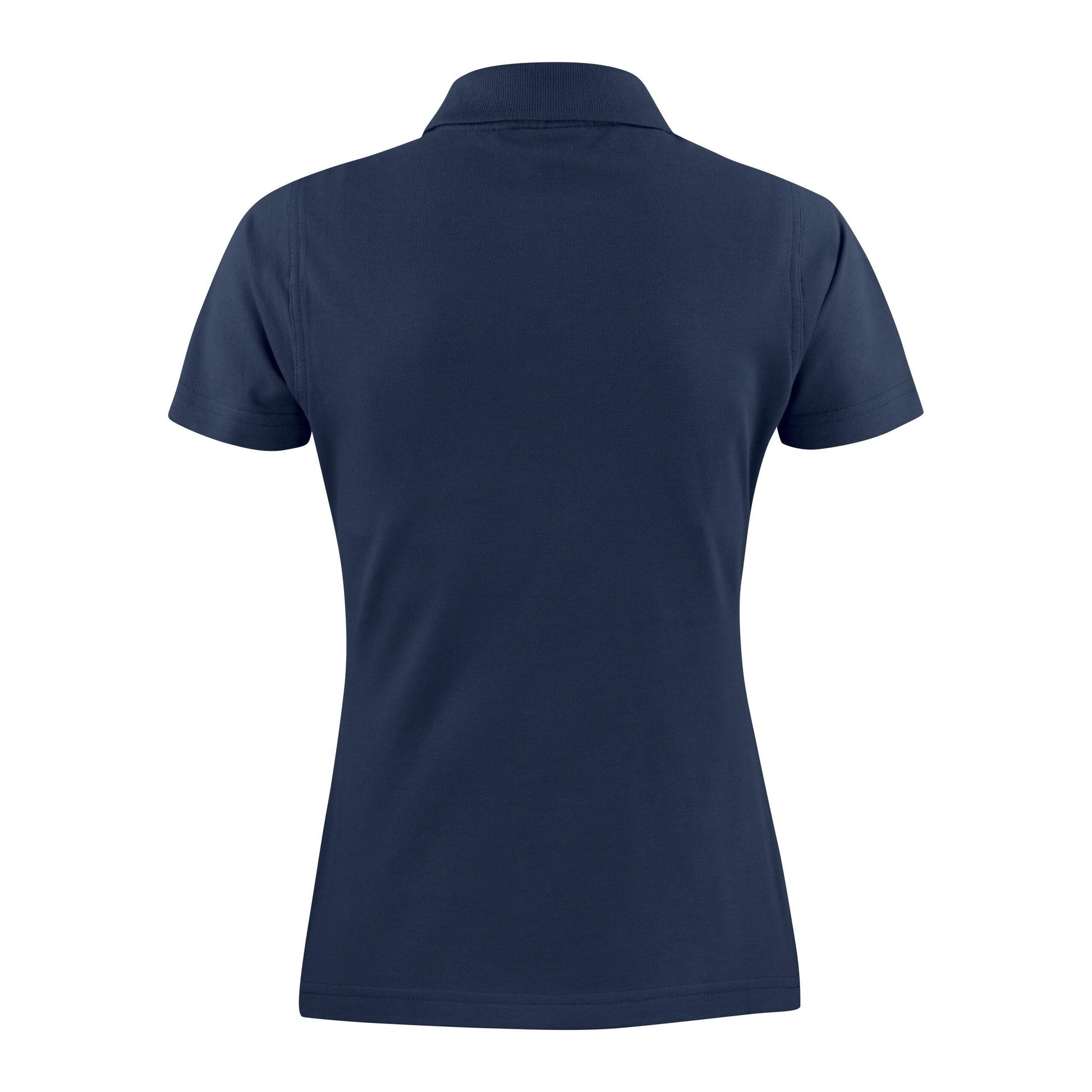 Dark Navy - Side - Printer Womens-Ladies Surf Light Melange Polo Shirt