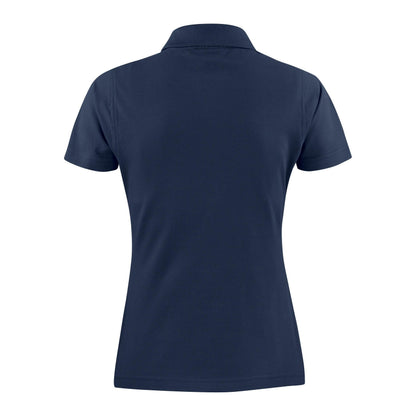 Dark Navy - Side - Printer Womens-Ladies Surf Light Melange Polo Shirt