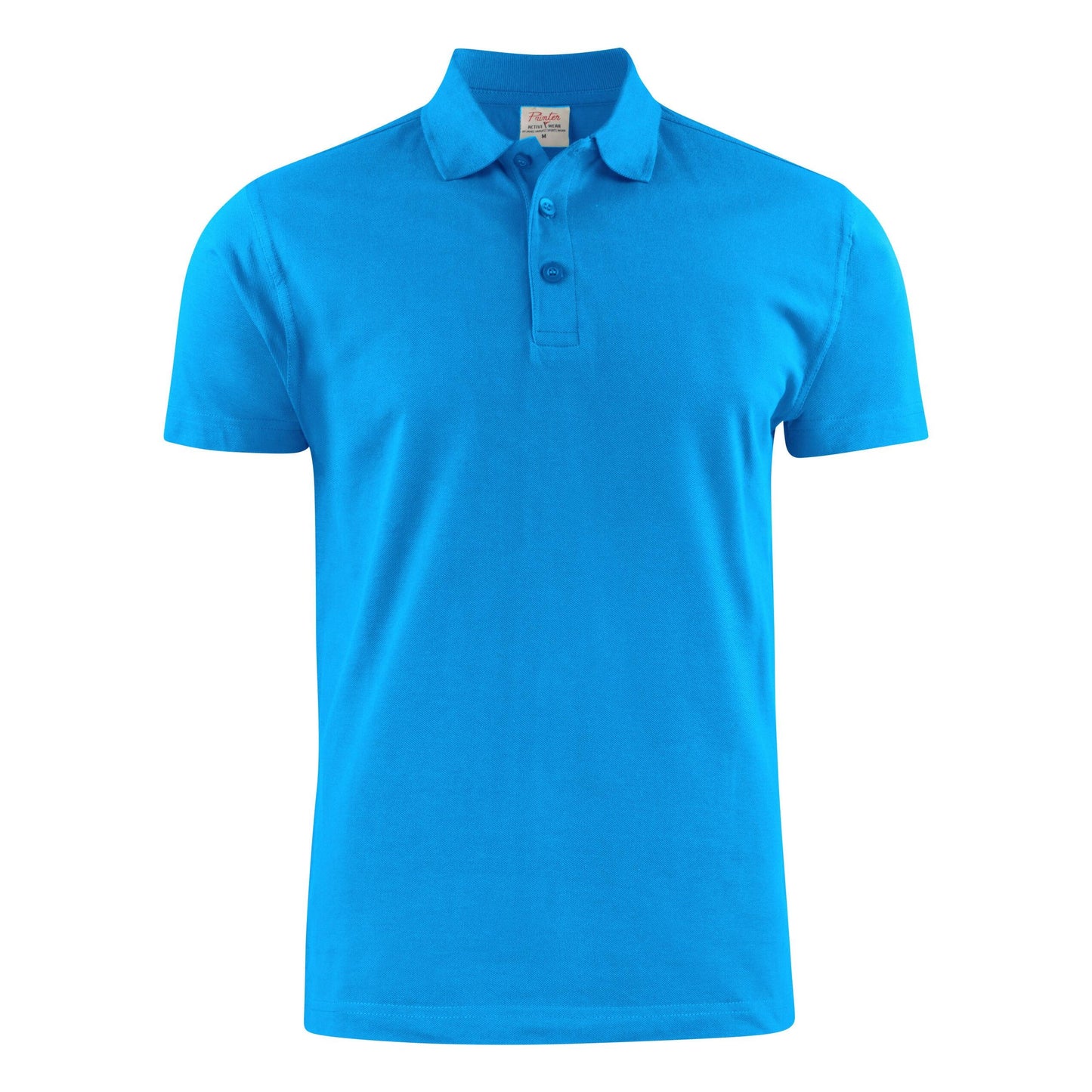Ocean Blue - Back - Printer Mens Surf Light RSX Melange Polo Shirt