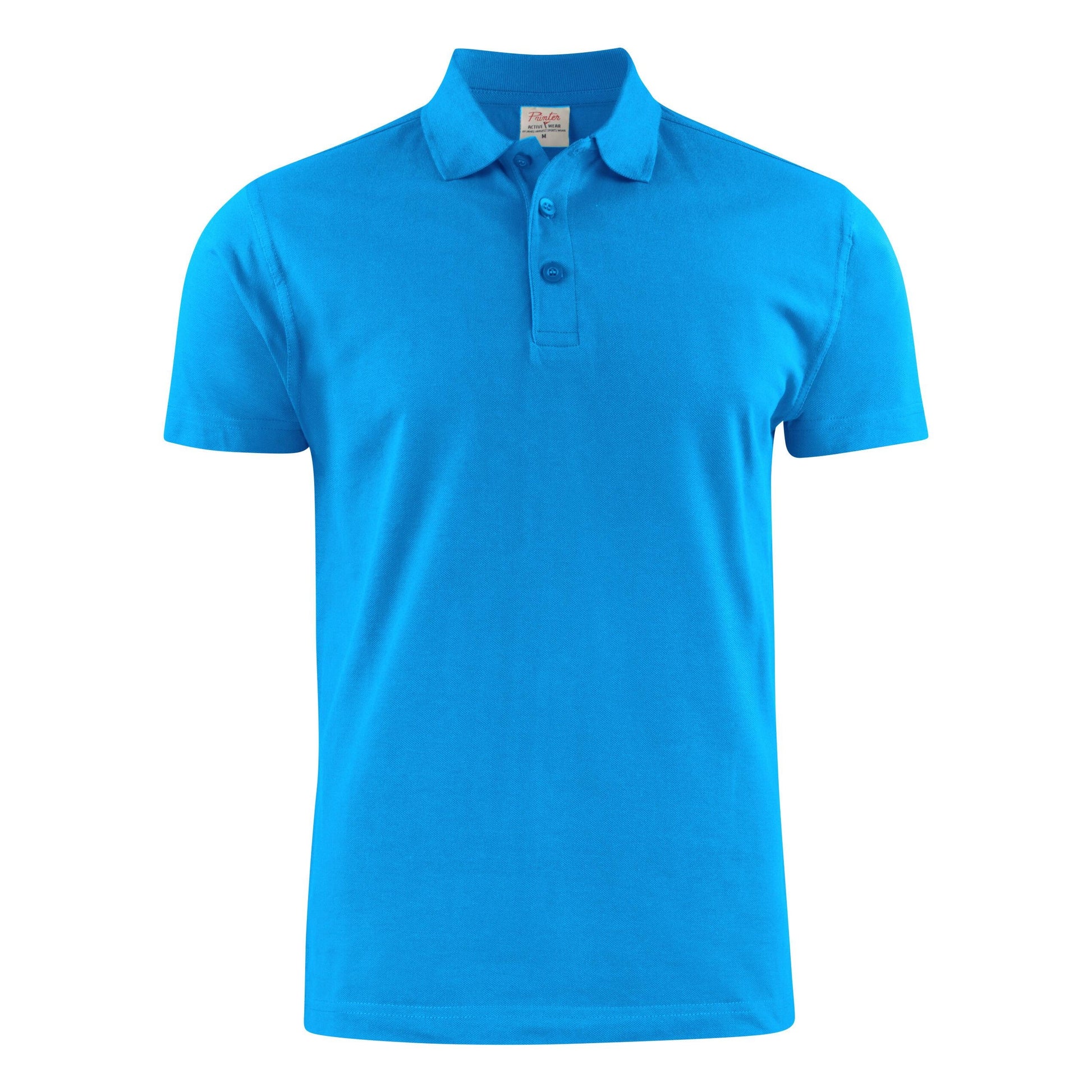 Ocean Blue - Back - Printer Mens Surf Light RSX Melange Polo Shirt