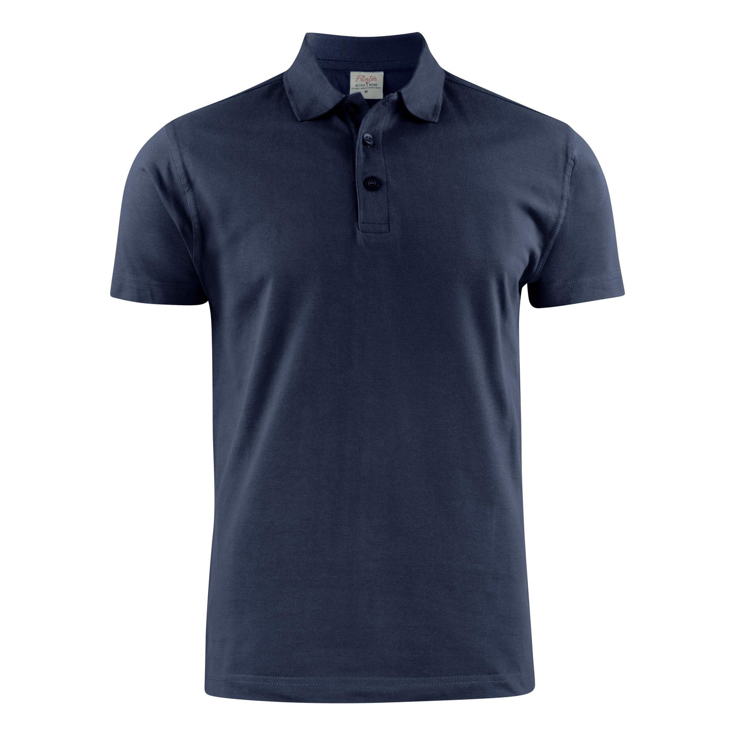 Navy - Back - Printer Mens Surf Light RSX Melange Polo Shirt