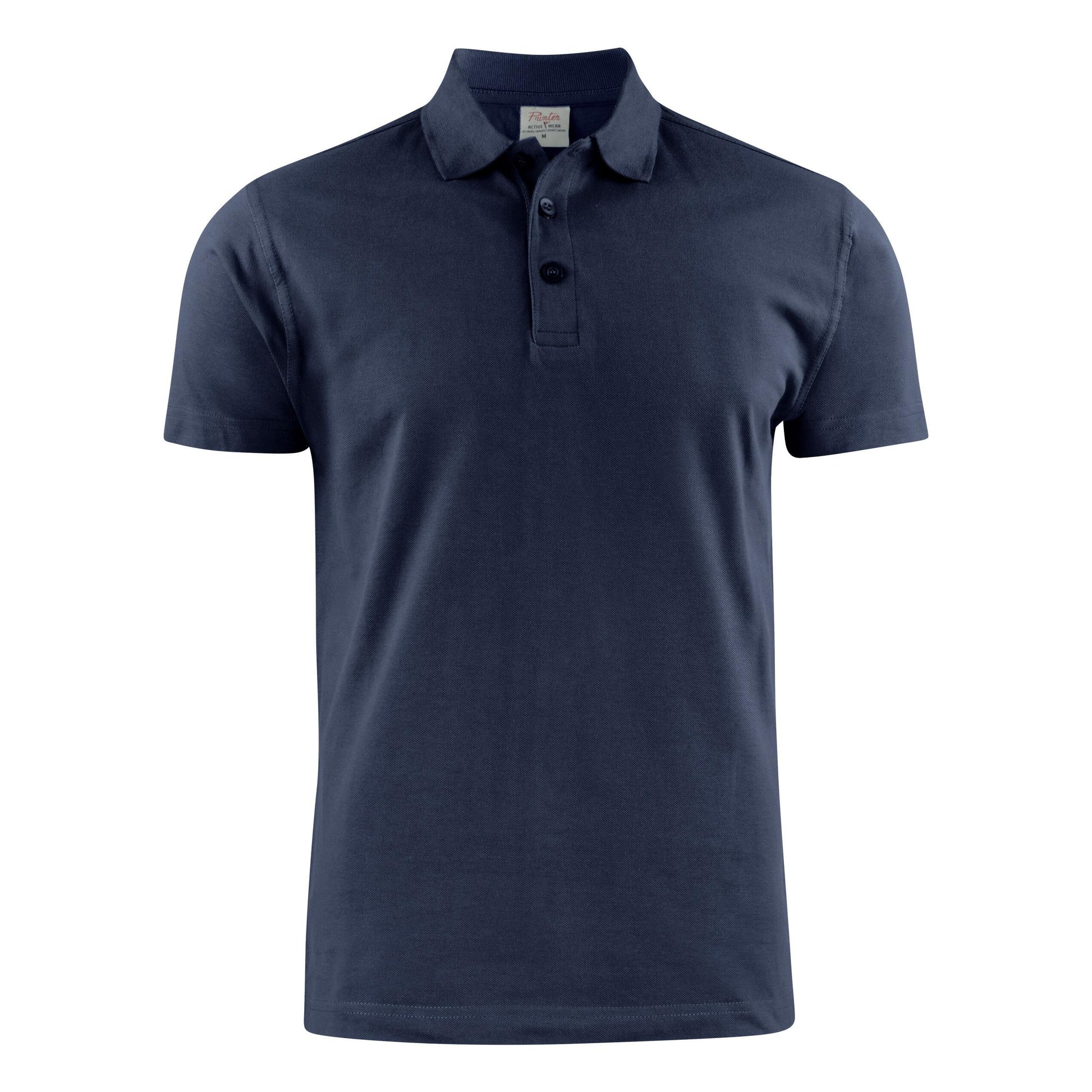 Navy - Back - Printer Mens Surf Light RSX Melange Polo Shirt