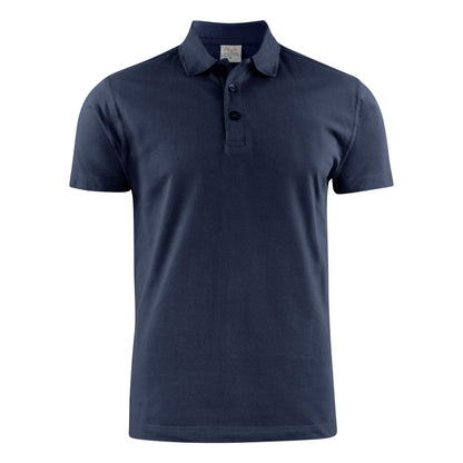 Navy - Back - Printer Mens Surf Light RSX Melange Polo Shirt
