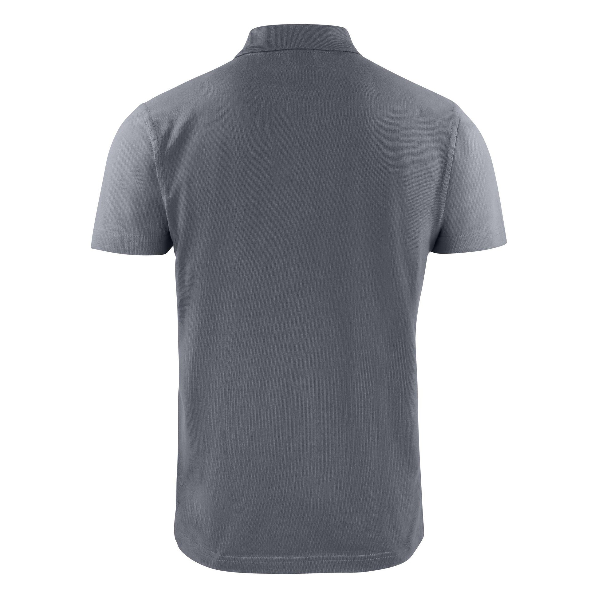 Steel Grey - Side - Printer Mens Surf Light RSX Melange Polo Shirt