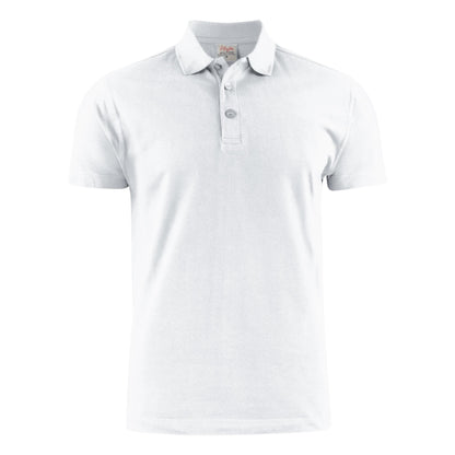 White - Back - Printer Mens Surf Light RSX Melange Polo Shirt
