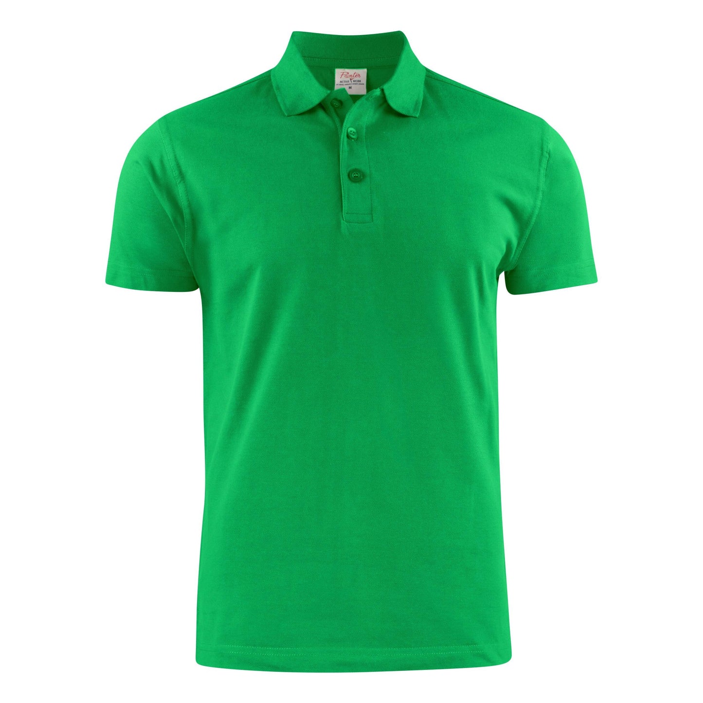 Fresh Green - Back - Printer Mens Surf Light RSX Melange Polo Shirt