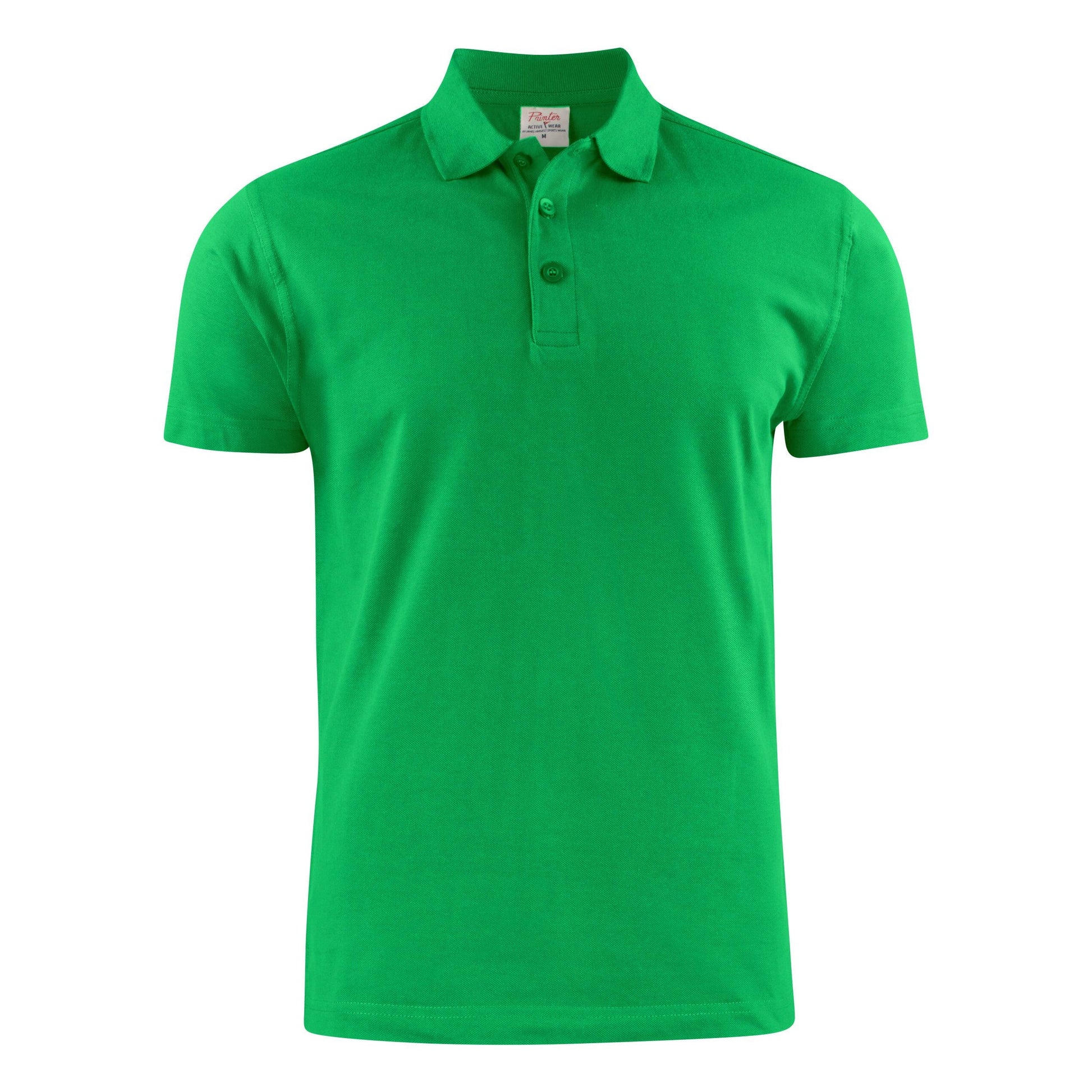 Fresh Green - Back - Printer Mens Surf Light RSX Melange Polo Shirt