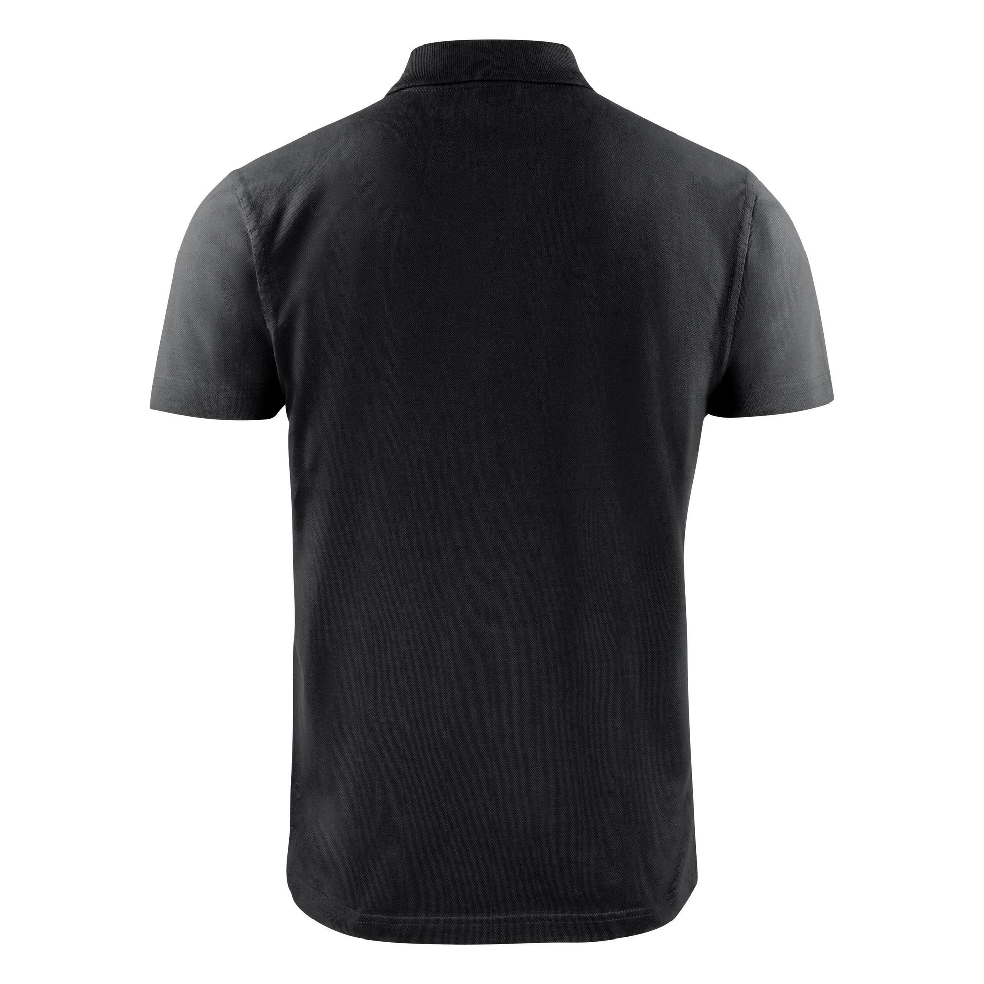 Black - Side - Printer Mens Surf Light RSX Melange Polo Shirt