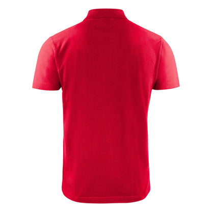Red - Side - Printer Mens Surf Light RSX Melange Polo Shirt