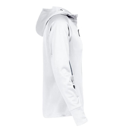 White - Side - James Harvest Womens-Ladies Northderry Fleece Jacket