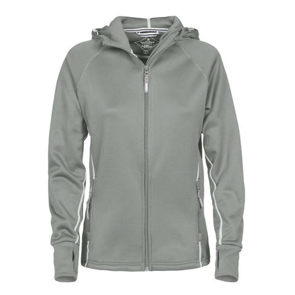 Light Grey - Front - James Harvest Womens-Ladies Northderry Fleece Jacket