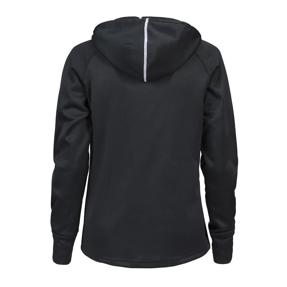 Black - Back - James Harvest Womens-Ladies Northderry Fleece Jacket