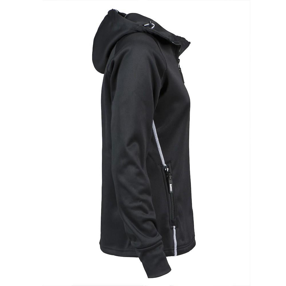 Black - Side - James Harvest Womens-Ladies Northderry Fleece Jacket