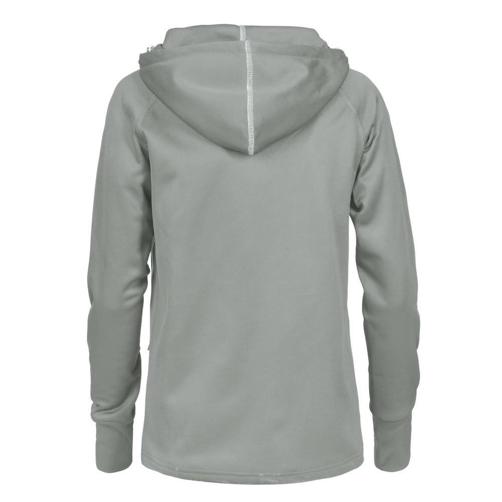 Light Grey - Back - James Harvest Womens-Ladies Northderry Fleece Jacket