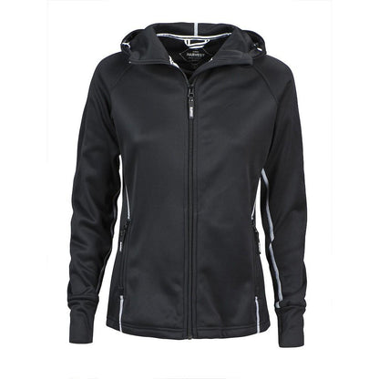 Black - Front - James Harvest Womens-Ladies Northderry Fleece Jacket