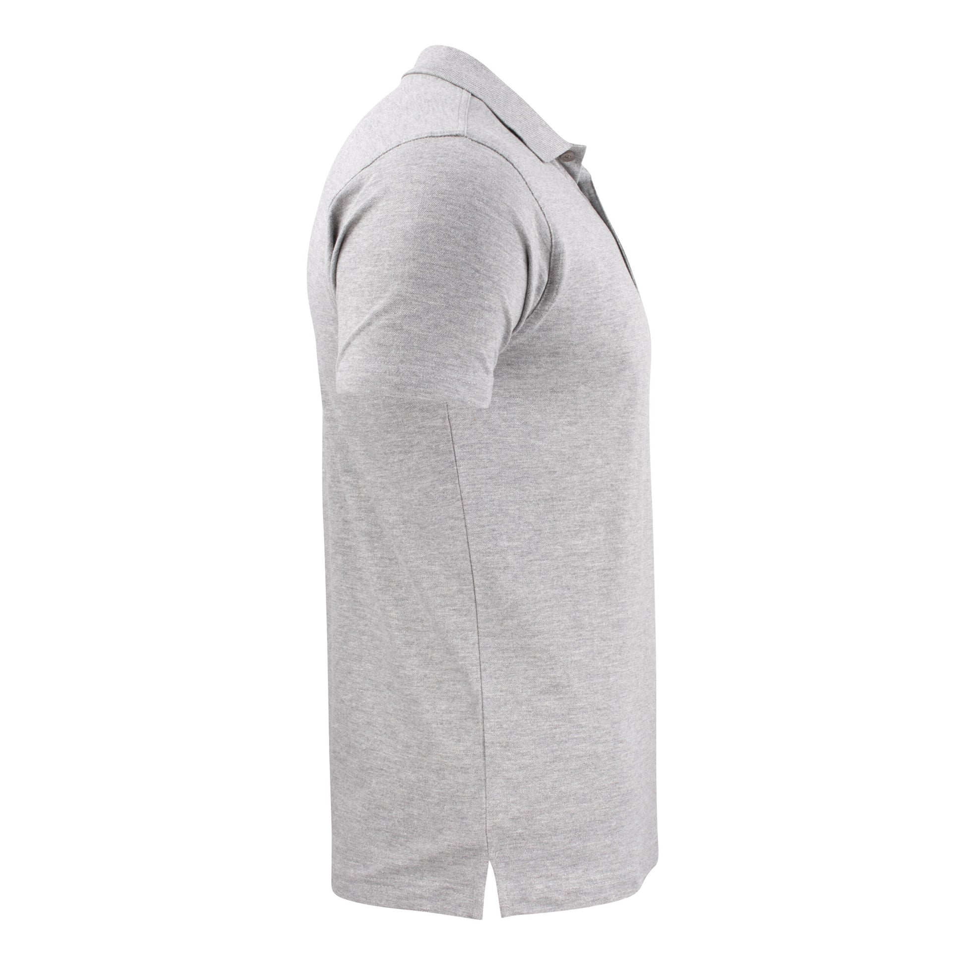 Grey Melange - Side - Printer Mens Surf RSX Polo Shirt