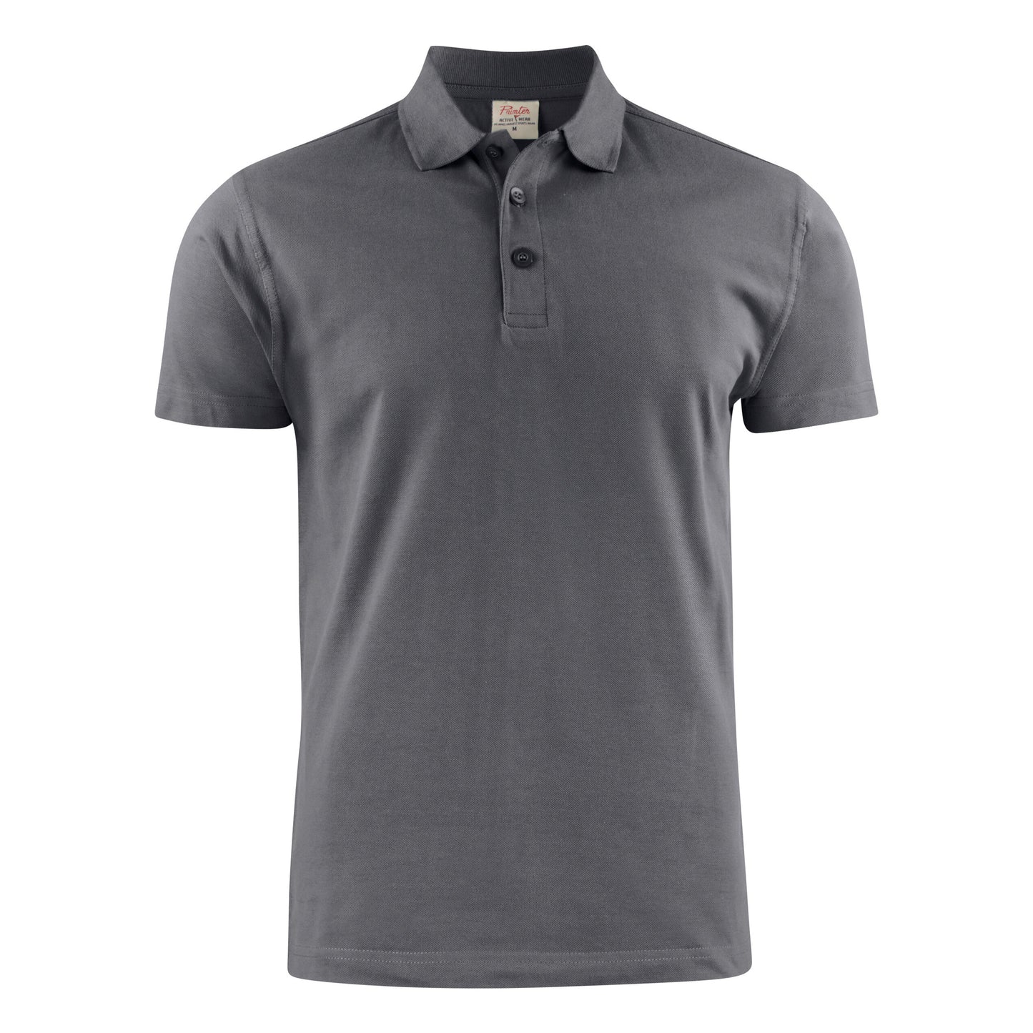 Steel Grey - Front - Printer Mens Surf RSX Polo Shirt