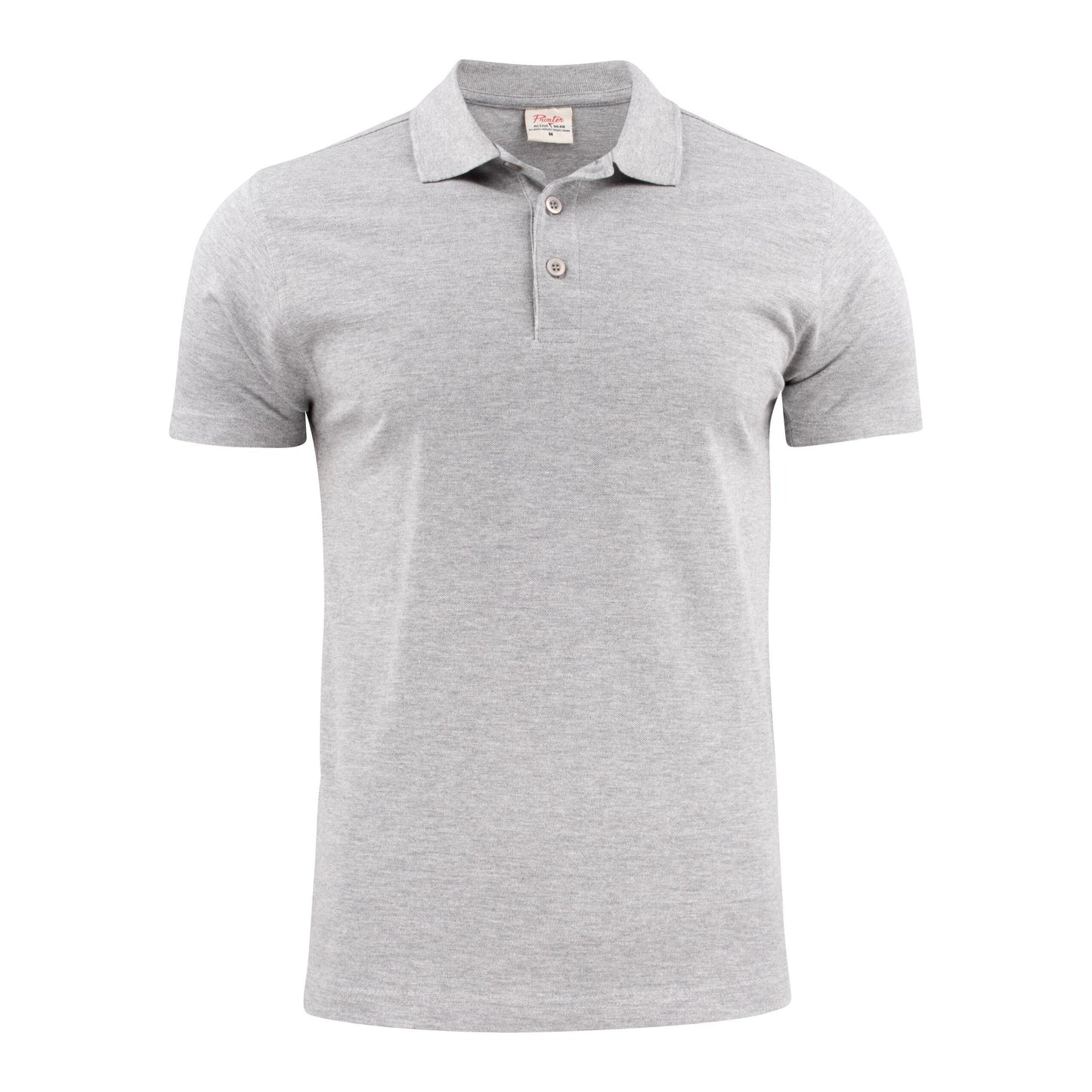 Grey - Front - Printer Mens Surf RSX Polo Shirt