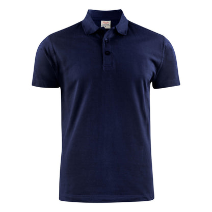 Grey - Back - Printer Mens Surf RSX Polo Shirt
