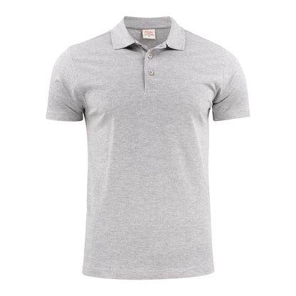 Grey Melange - Front - Printer Mens Surf RSX Polo Shirt