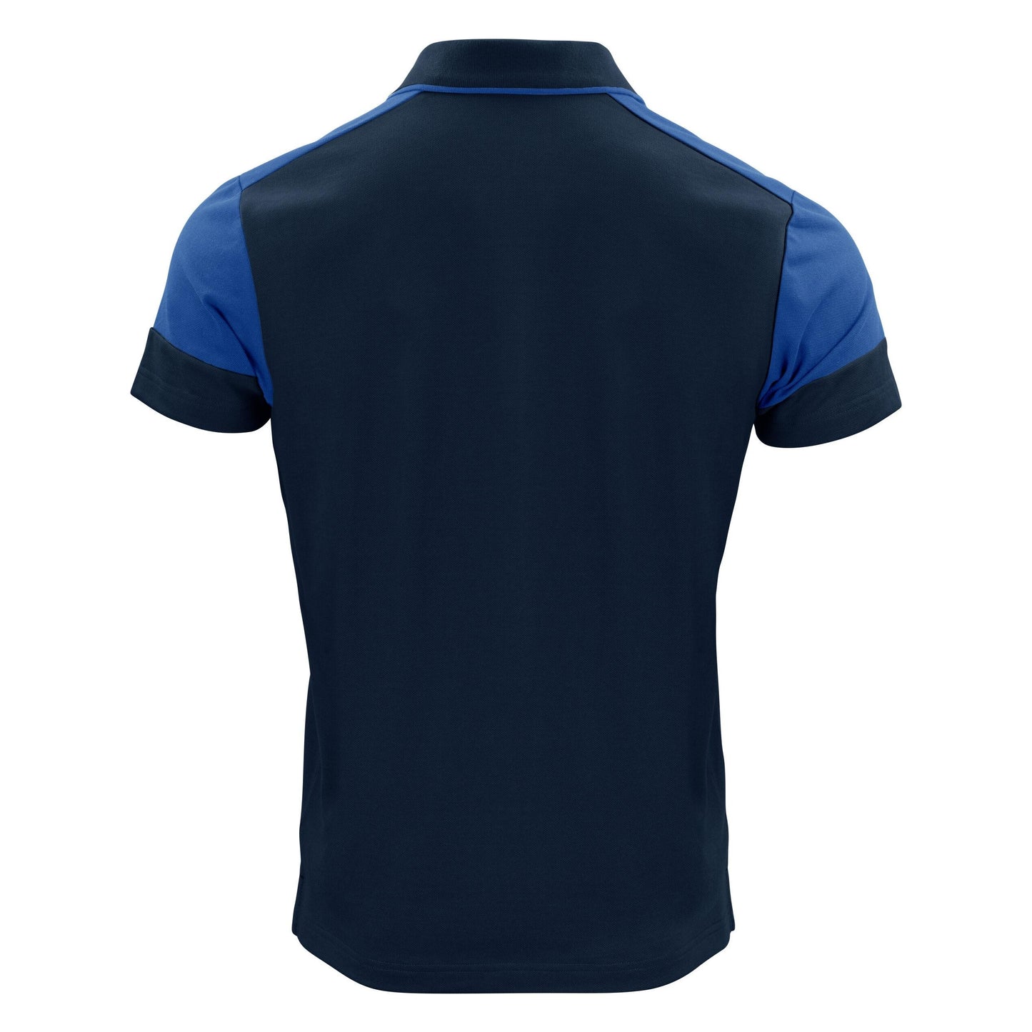 Navy-Cobalt - Side - Printer Mens Prime Contrast Polo Shirt